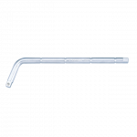 1/2 DR 105 L-HANDLE 12-1/2 CHROME