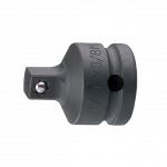 IMPACT ADAPTOR -1/2"FX 3/8"M - 1/2DR BLACK