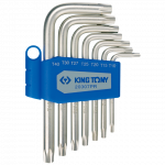 7PC.TORX WRENCH SET T10-T40 CHROME