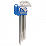 9PC.TR TORX L-WRENCH SET CHROME T10H-T50H