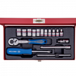 16PC.1/4"DR.SOCKET SET SAE CHROME