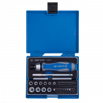 39 PC. RATCHET SCREWDRIVER & SOCKET SET