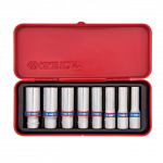 8PC.3/8"DR.DEEP SOCKET SET 6PT METRIC CHROME