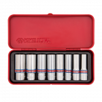 8PC.3/8"DR.DEEP SOCKET SET 6PT SAE CHROME