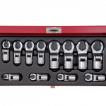 12PC.3/8"DR.FLEXIBLE CROW FEET SOCKET WRENCH 8-19MM
