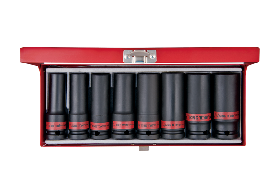 4410SP.png 8PC.1/2"DR.IMPACT DEEP SOCKET SET SAE - Image 1