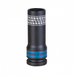 1/2"DR.DEEP EXTRA THIN WALL IMPACT SOCKET 19MM 6PT METRIC