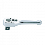 1/2"DR.MINI REVERSIBLE RATCHET 4-3/4"KNURL CHROME