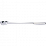 1/2"DR.PUSH REVERSIBLE RATCHET 10"KNURL CHROME