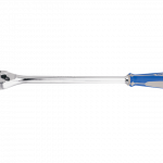 1/2"DR.REVERSIBLE RATCHET 10"RUBBER CHROME