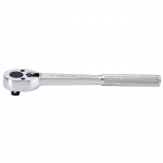 1/2"DR.REVERSIBLE RATCHET 10"KNURL CHROME