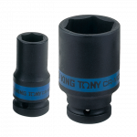 1/2"DR.THIN WALL IMPACT SOCKET 21MM 6PT BLACK