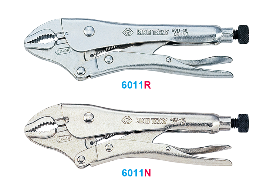6011.png LOCK-GRIP PLIER W/CURVED JAW 5" - 601105R - Image 1