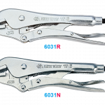 LOCKING PLIERS WITH STRAIGHT JAW 7" CHROME