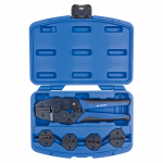 5PC.INTERCHANGEABLE RATCHET CRIMPING SET
