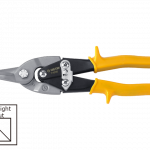 AVIATION TIN SNIPS STRAIGHT CUT 10" YELLOW