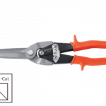 AVIATION TIN SNIPS LONG CUT 11-1/2" ORANGE