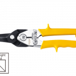 FIGURE TIN SNIPS LONG CUT 10" YELLOW