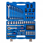 96PC.1/4"&1/2"DR.SOCKET&WRENCH TOOL SET 6PT