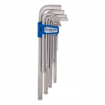 13PC.EXTRA LONG BALL POINT HEX KEY SET METRIC