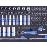 92565MRV - 65PC.1/4"DR.6PT SOCKET&BIT SET FOR TOOL TROLLEY(EVA FOAM)