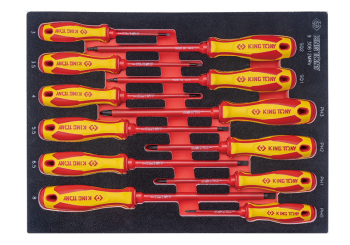 12PC. VDE INSULATED SCREWDRIVER SET (EVA)